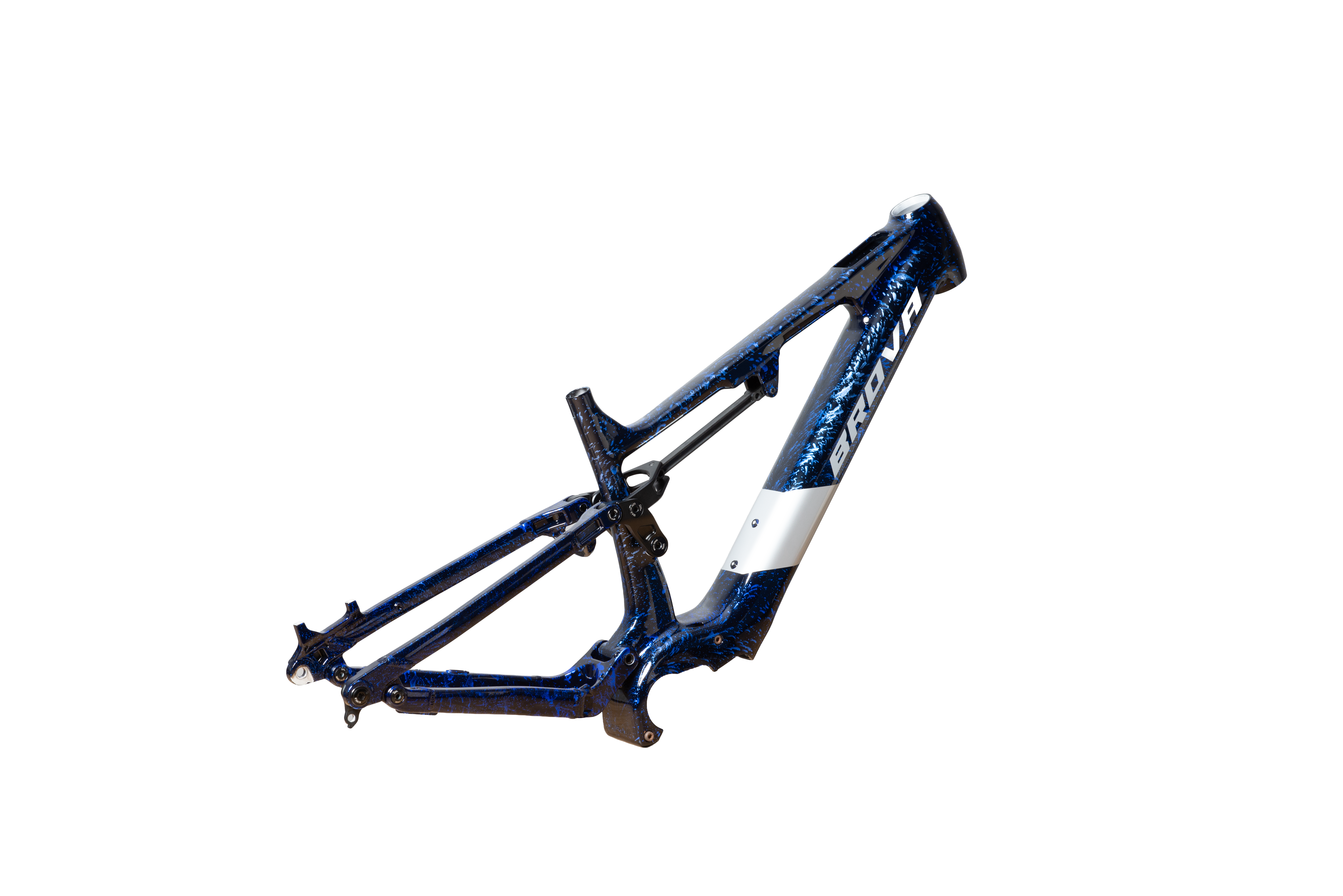 BRHM0181 6061 Aluminum Full Suspension E-MTB Frame 178mm Travel DJI M1/M2