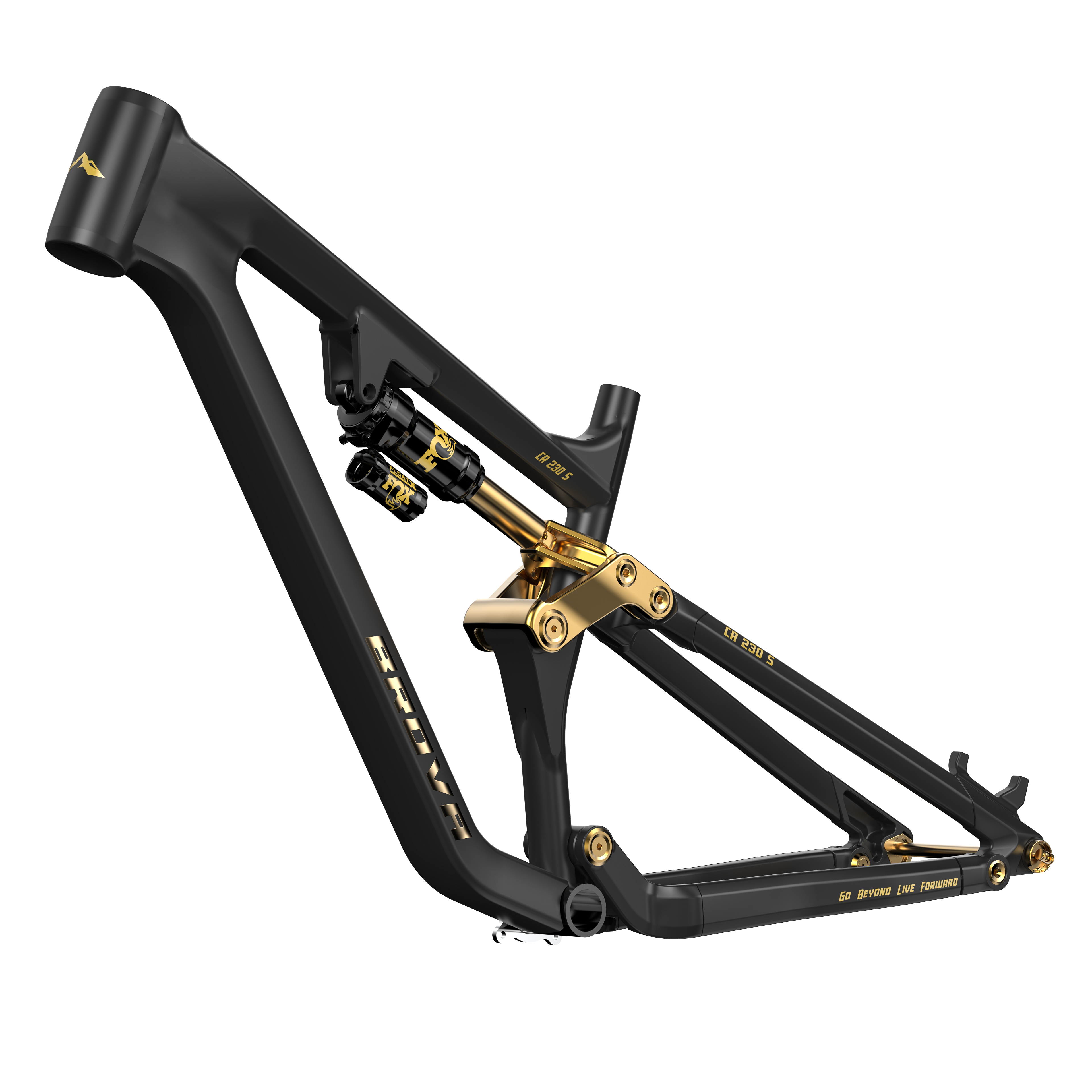 BROVA BRHM0224 | Full Suspension MTB Frame | 6061 Aluminum 160mm Travel